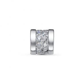 Серебряная подвеска-шарм КЮЗ Del'ta с фианитом Dс0301572 фото