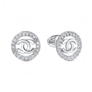 Серебряные серьги КЮЗ Del'ta с фианитом Dс0504872 фото