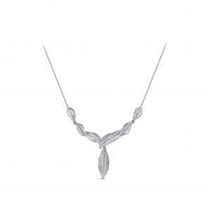 Серебряное колье КЮЗ Del'ta с фианитом Dс0703655 фото