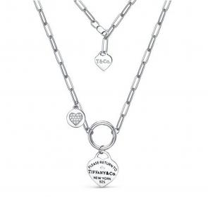 Серебряное колье КЮЗ Del'ta с фианитом и эмалью Dс0705528 фото