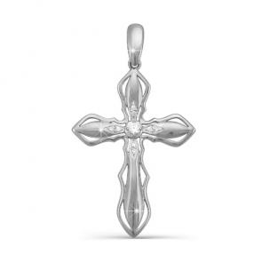 Серебряная подвеска КЮЗ Del'ta с фианитом Dс080081 фото