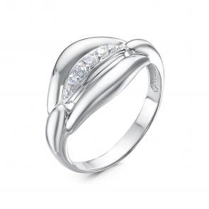 Серебряное кольцо КЮЗ Del'ta с фианитом Dс1100379 фото