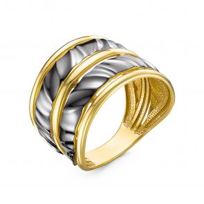 Кольцо из лимонного серебра КЮЗ Del'ta Dс118574пзж фото