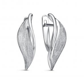 Серебряные серьги КЮЗ Del'ta Dс1201999 фото