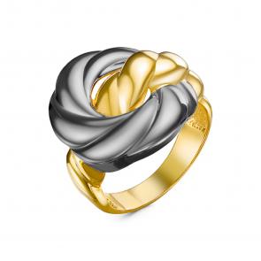 Кольцо из лимонного серебра КЮЗ Del'ta Dс212840пзж фото