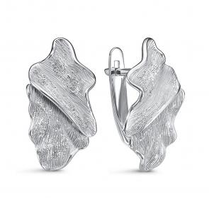 Серебряные серьги КЮЗ Del'ta Dс2203854 фото