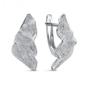 Серебряные серьги КЮЗ Del'ta Dс2203866 фото