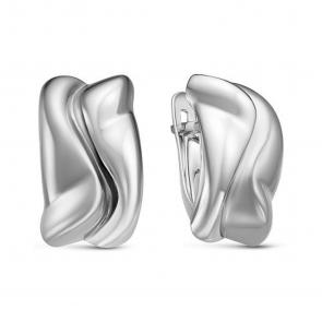 Серебряные серьги КЮЗ Del'ta Dс222243 фото