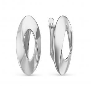 Серебряные серьги КЮЗ Del'ta Dс222937 фото