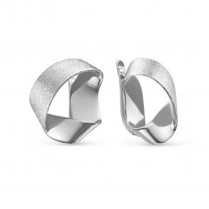 Серебряные серьги КЮЗ Del'ta Dс223302 фото