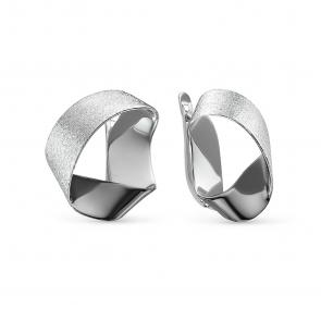 Серебряные серьги КЮЗ Del'ta Dс223318 фото