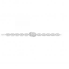 Серебряный браслет КЮЗ Del'ta с фианитом Dс770061 фото