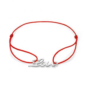 Текстильный шнурок с декоративным элементом из серебра КЮЗ Del'ta Dс770379 фото