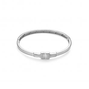 Серебряный браслет КЮЗ Del'ta с фианитом Dс7704501 фото