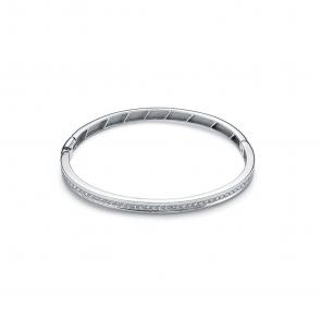 Серебряный браслет КЮЗ Del'ta с фианитом Dс7704568 фото