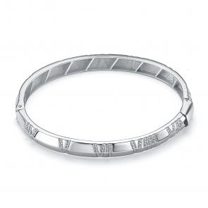 Серебряный браслет КЮЗ Del'ta с фианитом Dс7705351 фото