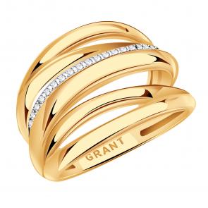 Золотое кольцо Grant с бриллиантом GR0101887 фото