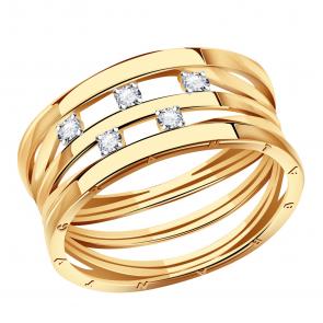 Золотое кольцо Grant с бриллиантом GR0301267 фото