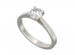 Кольцо из белого золота Grant с бриллиантом GR5101172 фото