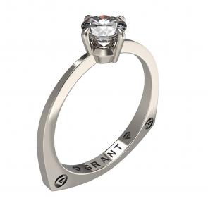 Кольцо из белого золота Grant с бриллиантом GR5101587 фото