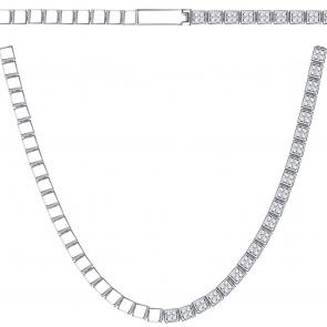 Цепь из белого золота Grant с бриллиантом GR5501908 фото