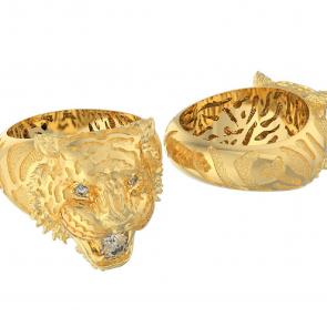 Кольцо из лимонного золота Grant с бриллиантом GR9101791 фото