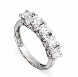 Серебряное кольцо KABAROVSKY с фианитом K1-012-8100 фото