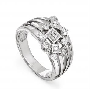 Серебряное кольцо KABAROVSKY с Swarovski K1-018-8100 фото