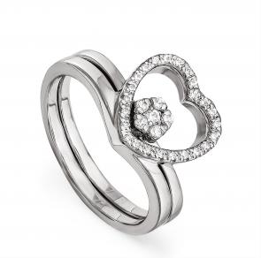 Серебряное кольцо KABAROVSKY с фианитом K1-020-7900 фото