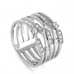 Серебряное кольцо KABAROVSKY с фианитом K1-026-7900 фото