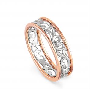 Золотое кольцо KABAROVSKY с бриллиантом K1-0319-1000 фото