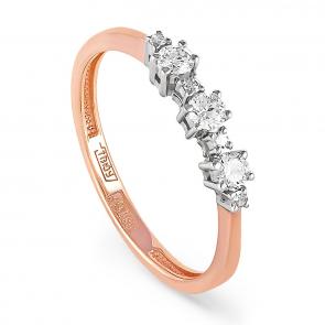 Золотое кольцо KABAROVSKY с бриллиантом K1-0385-1000 фото