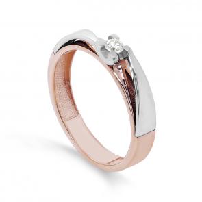 Золотое кольцо KABAROVSKY с бриллиантом K1-0539-1000 фото