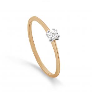 Золотое кольцо KABAROVSKY с бриллиантом K1-0621-1000 фото