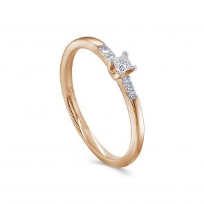 Золотое кольцо KABAROVSKY с бриллиантом K1-0675-1000 фото