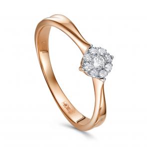 Золотое кольцо KABAROVSKY с бриллиантом K1-0736-1000 фото