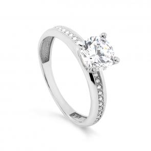 Серебряное кольцо KABAROVSKY с фианитом K1-090-7900 фото