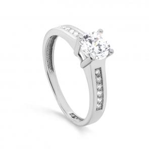 Серебряное кольцо KABAROVSKY с фианитом K1-092-7900 фото