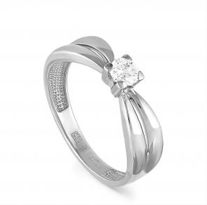 Кольцо из белого золота KABAROVSKY с бриллиантом K1-1273-1000 фото