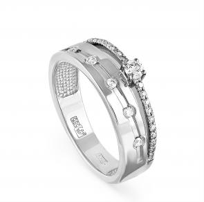 Кольцо из белого золота KABAROVSKY с бриллиантом K1-1332-1000 фото