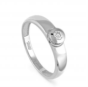 Кольцо из белого золота KABAROVSKY с бриллиантом K1-1334-1000 фото