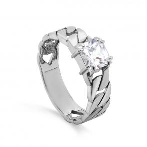 Серебряное кольцо KABAROVSKY с фианитом K1-148-7900 фото