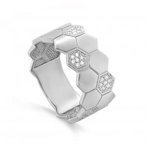 Серебряное кольцо KABAROVSKY с фианитом K1-150-7900 фото