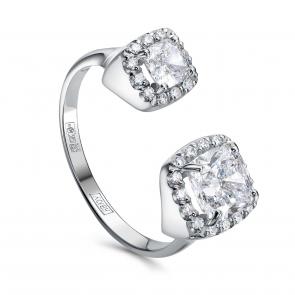 Кольцо из белого золота KABAROVSKY с бриллиантом выращенным K1-1744-14300 фото