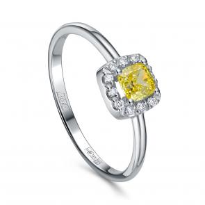 Кольцо из белого золота KABAROVSKY с бриллиантом выращенным K1-1749-15600 фото