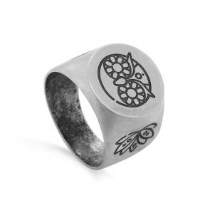 Кольцо из черненого серебра KABAROVSKY K1-179-0083 фото