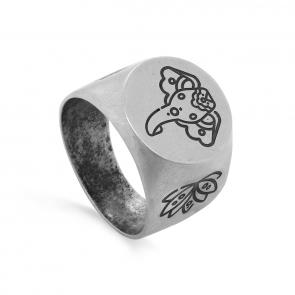 Кольцо из черненого серебра KABAROVSKY K1-181-0083 фото