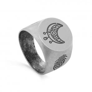 Кольцо из черненого серебра KABAROVSKY K1-182-0083 фото