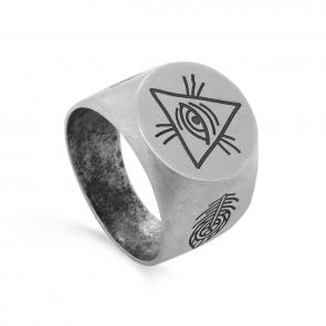 Кольцо из черненого серебра KABAROVSKY K1-183-0083 фото