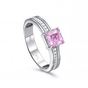 Серебряное кольцо KABAROVSKY с бриллианитом и фианитом. K1-212-11400 фото